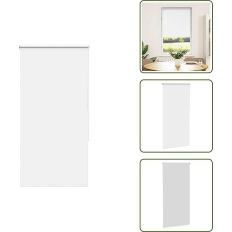 Verdunkelungsrollo Weiß 75x150cm Stoffbreite 70,7 cm Polyester - Verdunkelungsrollo - Verdunkelungsrollos - Rollo - Verdunklungsrollo (1/5)