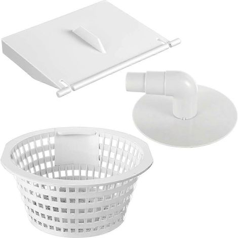 Pièces de rechange pour skimmer, compatibles avec le déflecteur de vanne de déversoir 8926, le panier de skimmer de piscine 8928 et le skimmer de piscine 8929. (1/5)