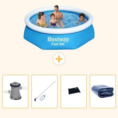 Bestway Bestway Fast Set Ronde - 244x61 cm - 5-pièces  S235 (1/5)