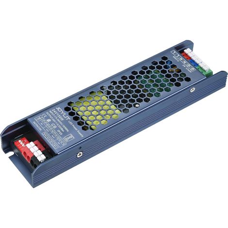 Alimentation 24V 150W, Transformateur 175-264V AC à DC 24 Volt 6.25A Ultra Mince, Réglage de Tension de 4 Niveaux 24VDC LED Driver pour Bande LED, Imprimante 3D (1/5)