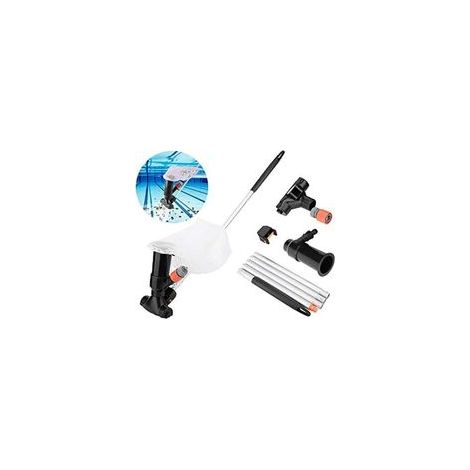 Aspirateur Piscine Hors Sol Manuel, Aspirateur De Piscine pour Tuyau D'Arrosage, Hydraulique Aspirateur Spa Et Bassin De Jardin, Aspirateur Bassin Creusée Fond Et Parois, Mur sans Électricité (Nero) (1/5)