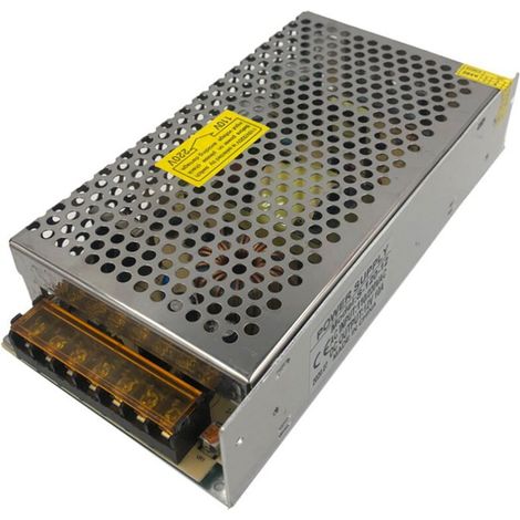 Transformateur d'alimentation LED 12 V 10 A, convertisseur 220 V vers 12 V, 120 W, pour rubans LED et systèmes de vidéosurveillance. (1/5)