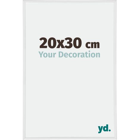yd. - Cadre photo 20x30 - Blanc Brillant - Plastique - Annecy