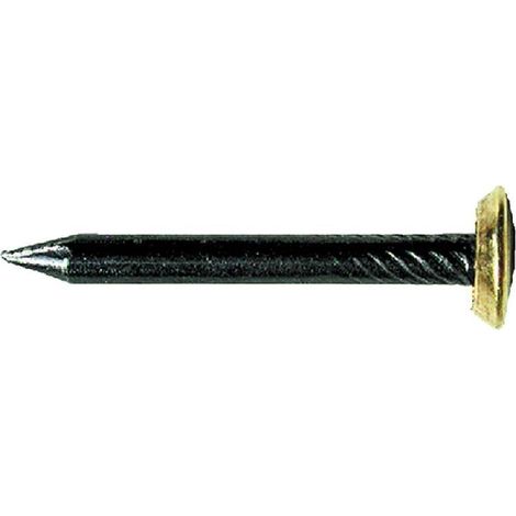 Chiodi in acciaio con testa bombata in ottone confezionati in blister da 20 pezzi -2 x 20 (1/3)