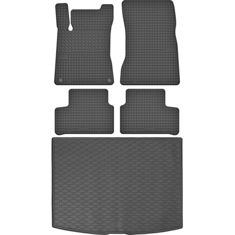 Juego de alfombrillas de goma para coche y alfombrilla para maletero para Mercedes Clase B W247 SUV a partir de 2019.