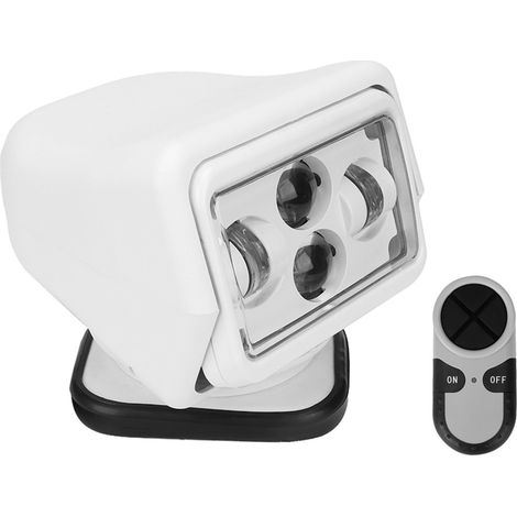 Projecteur LED 60 W avec télécommande pour voiture ou bateau, blanc (1/5)