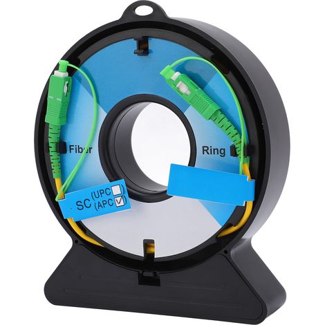 Coffret de prolongation OTDR pour test fibre optique, câble factice monomode SC/APC à SC/APC, 300 mètres. (1/5)