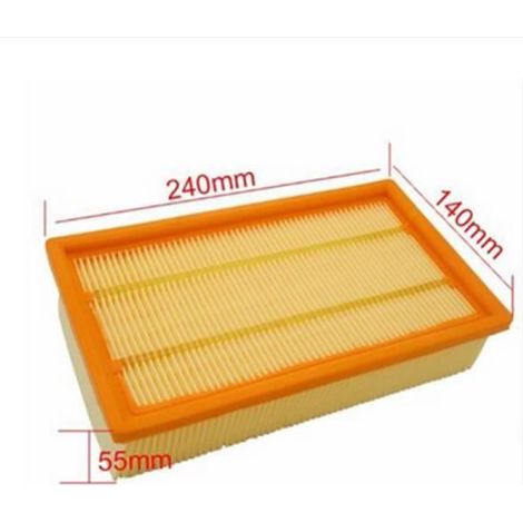 Filtre Plat pour aspirateur Kärcher NT25/1, NT35/1, NT45/1, NT55/1, NT361 Eco, remplace 6.904–367.0 (1/4)