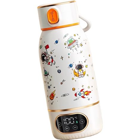 Chauffe-biberon transportable avec crochet 24 heures 500 ml Grande capacité pour chauffage rapide du lait (1/5)