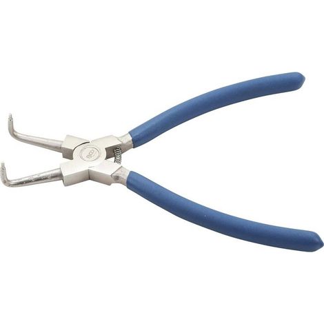 Pince pour Circlips Coudée 225 mm - Circlips Intérieurs - Précision et Maniabilité - Acier, Zones Difficiles - D-Work (1/3)