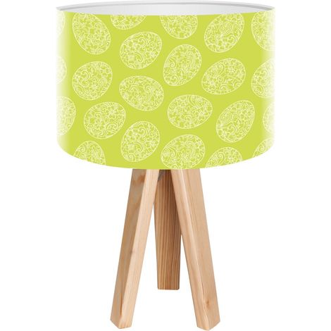 Lampe de chevet bothanica foto-001 - Bois clair, blanc
