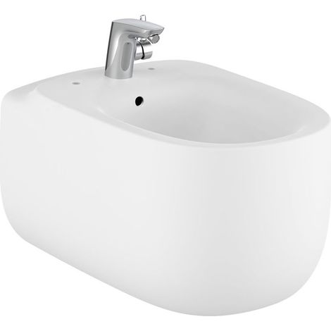 Bidet suspendu BEYOND sans couvercle - ROCA Couleur : blanc mat (1/3)