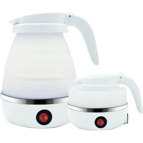 Bouilloire pliable, chauffe-eau électrique en silicone alimentaire pliable
