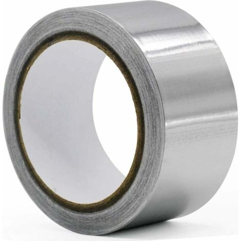 Ruban adhésif aluminium Bande d'étanchéité Bande de papier d'aluminium anti-vieillissement pour Le pare-feu est conducteur, Résistance à la température Réparer Ruban adhésif aluminium-1pcs (1/5)