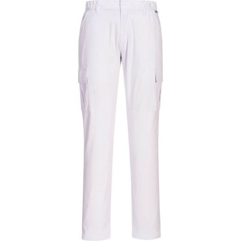 Pantalón Stretch Slim Combat - Comodidad y Estilo / Blanco / 30