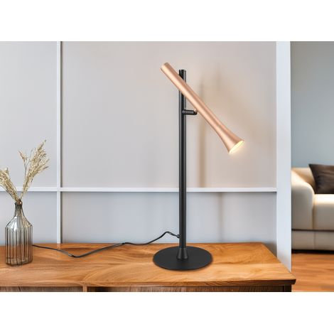 Große LED Tischleuchte FIATO dimmbar & schwenkbar, Höhe 53cm