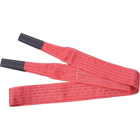 Sangle de levage et hissage 5T 11023LB, Longueur 4M, Bande de remorquage industrielle pour grue, Capacité 5 tonnes, Élingue robuste (1/5)