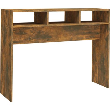 Maison Exclusive - Tavolino Consolle Rovere Fumo 105x30x80 cm in Legno Multistrato (1/5)
