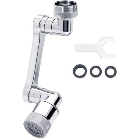 1080 Rotating Anti-Splash Faucet Extender with Filter, Swivel Spray Nozzle for Kitchen - Two Water Flow Modes (1/4)