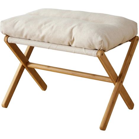 Puf, diseño minimalista moderno, construcción en madera maciza, SU2319241-1 (1/2)