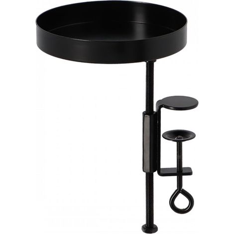 Plateau rebord de fenêtre rond - Taille S - Noir - Livraison gratuite (1/5)
