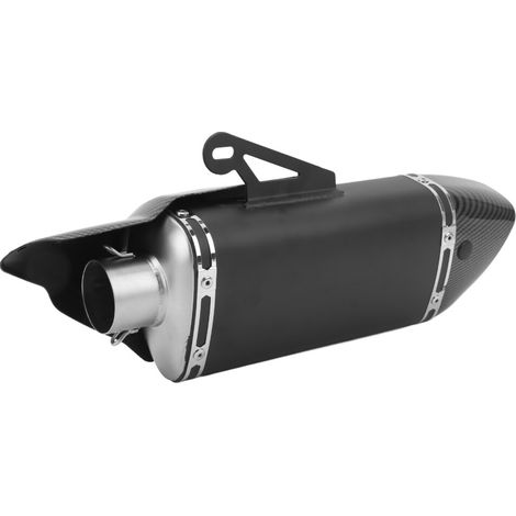 Kit di silenziatore di scarico in acciaio inox da 460 mm per ATV, UTV e motociclette, diametro del tubo 38-51 mm.