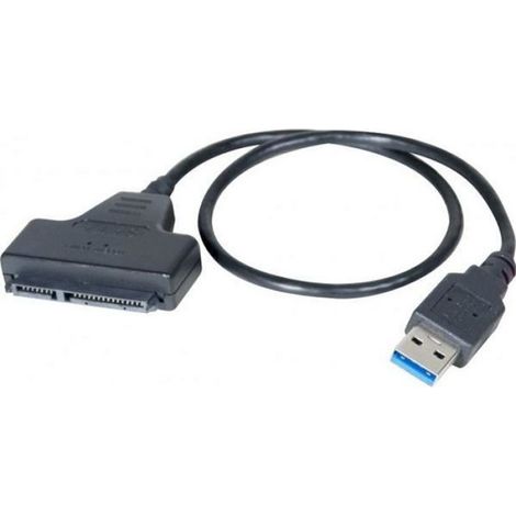 Adaptateur USB 3.0 vers SATA 2.5 - Pour Disque Dur SSD HDD - Débit Jusqu'à 5 Gbps - Auto-Alimenté - Compatible Windows macOS Linux