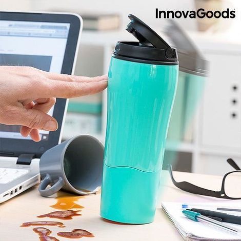 Mug Isotherme avec Ventouse Anti-Renversement InnovaGoods (1/4)