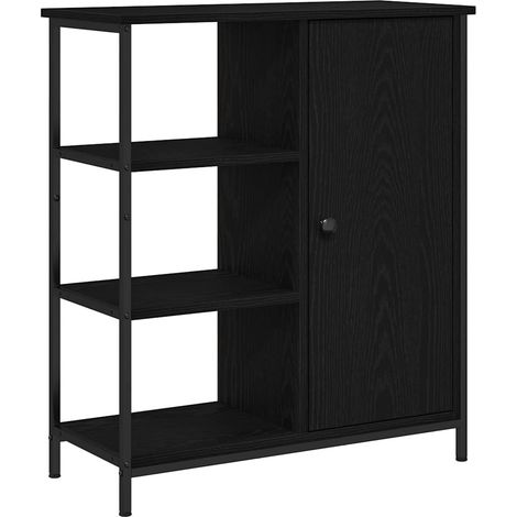Maison Exclusive - Credenza Rovere Nero 70 x 30 x 80 cm