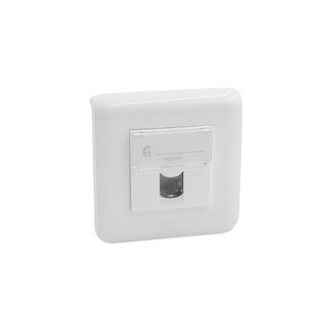 Legrand Mosaic - Prise RJ45 Cat. 6 FTP complet - 1 poste (2M) - Ru00e9f : 080251 + 277802L + 076565 (1/5)