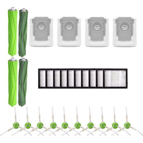 Brosse à Rouleau de Remplacement Brosses LatéRales Filtres HEPA pour IRobot Roomba I3 I7 I7 + E5 E6 Robot Aspirateur Accessoires (1/4)