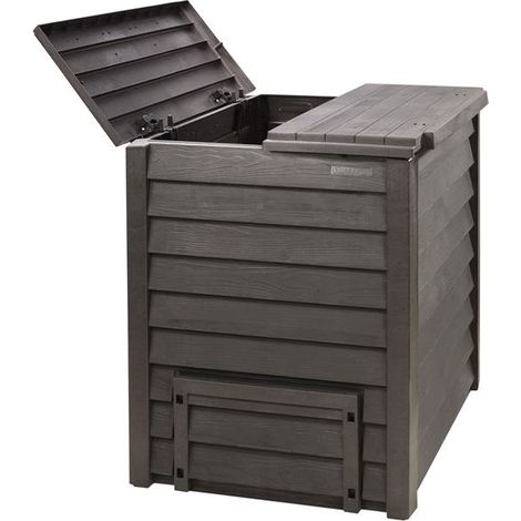 Komposter Thermowood 400l Braun 72x90cm. - Garantia
