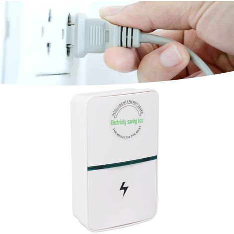 [Ahorrador de energía] [Sistema de control] [Condensador ABS de 90 mm] [Sin costos adicionales] Estabilizador de voltaje y reductor de consumo de energía para el hogar y la oficina (3,54 pulgadas) (1/5)