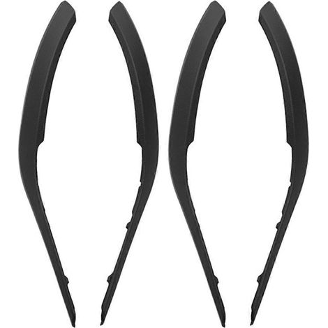 2 paires de caches de poignée de porte intérieure gauche/droite pour X1 E84 2010-16 Noir--