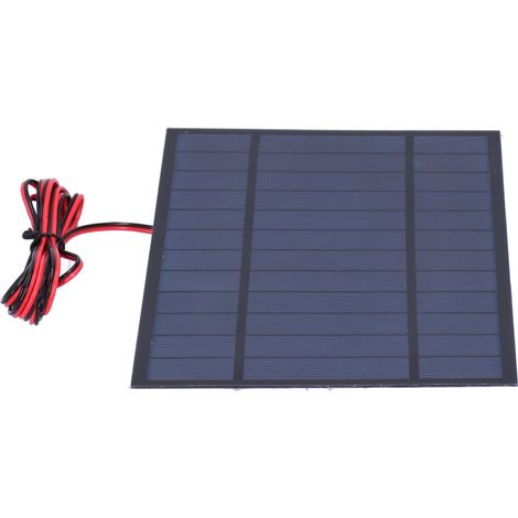 Module époxy solaire 6 V CC 6 W, accessoire pour outils en polysilicium avec câble rouge/noir de 200 cm (1/5)