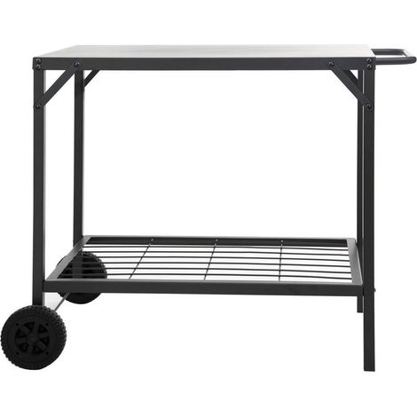 Carrello servizio barbecue 90x58x75 cm