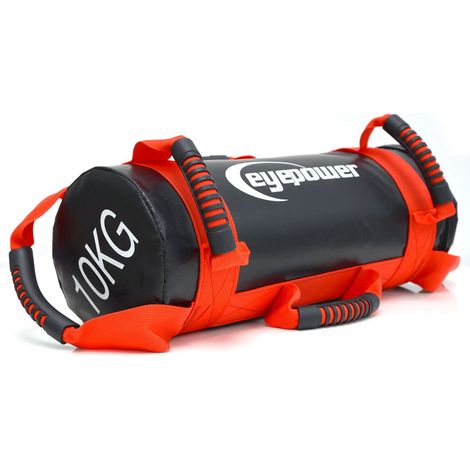 eyepower 2,5-10kg Power Bag 17x45cm saco de arena para entrenamiento con pesa Rojo