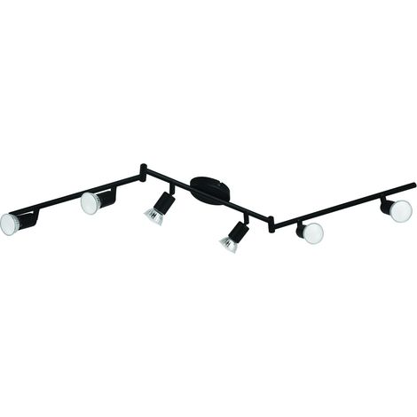 Lampe de plafond Buzz-Led Noir à 6 lumières - 780462
