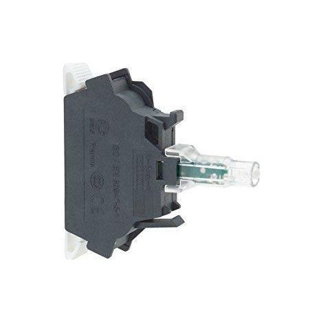 Schneider elemento luminoso con led arancione 24v a molla zbvb55