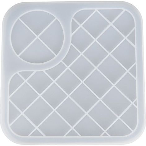 Moule en Silicone Transparent pour Résine Époxy DIY - Plateau à Gouttes pour Décoration et Pâtisserie (1/5)