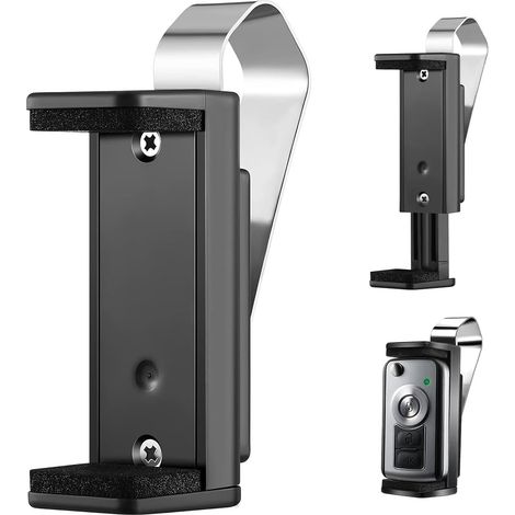 Clip d'ouvre-porte de garage : support universel ajustable pour portes de garage et visières de voitures, Compatible avec la plupart des supports de télécommande de voiture, 1 pièce (1/4)