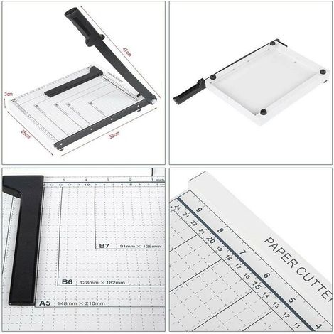 Coupe-papier avec grille A4 et règle art. 870011 coupe-levier guillotine (1/5)