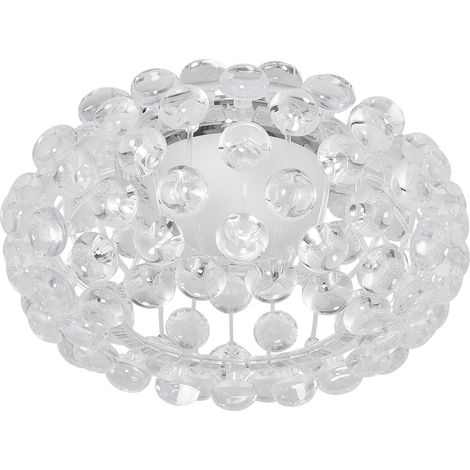 Lampada a soffitto - Montatura a incasso con sfere di vetro - 35 cm - Savoni Trasparente