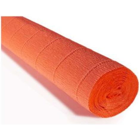 Cf.10 Carta Crespa 40Gr. Arancio 05 (30/03) X1