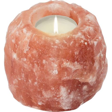 Himalaya Salt Dreams Bougeoir en Cristal de SEL 700 g