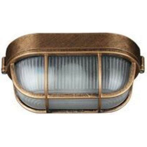 Applique D'extérieur, Lampe Ovale En Aluminium Moulé Sous Pression Applique, Murale Marine Nautique Lumière Vintage Industrielle, Lampe De Bateau, Décoration Mur Patio Couloir Lampes (1/5)