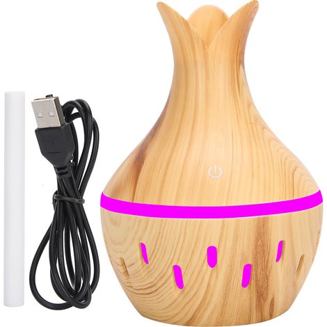 Mini Humidificateur d'Air 300ml USB avec Diffuseur d'Aromathérapie pour Bureau (1/5)