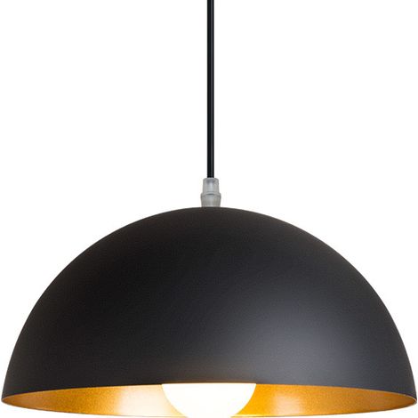 Lustre noir style industriel rétro tête unique personnalité créative restaurant bar restaurant restaurant barbecue boutique éclairage