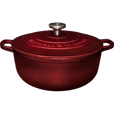 Maxwell e Williams Cast Iron casseruola ghisa rossa 28 cm (1/5)