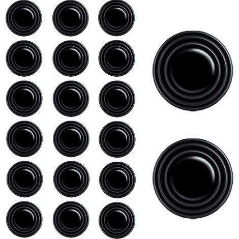20Pcs Amortisseur Porte Voiture,Protections pour portières auto,Autocollants Insonorisés Porte Universel Anti-Collision Pare-Chocs pour Absorption des Chocs de Voiture Isolation phonique (1/5)